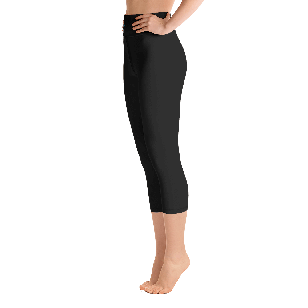 Capri (Black) Yoga Leggings FitFixNow